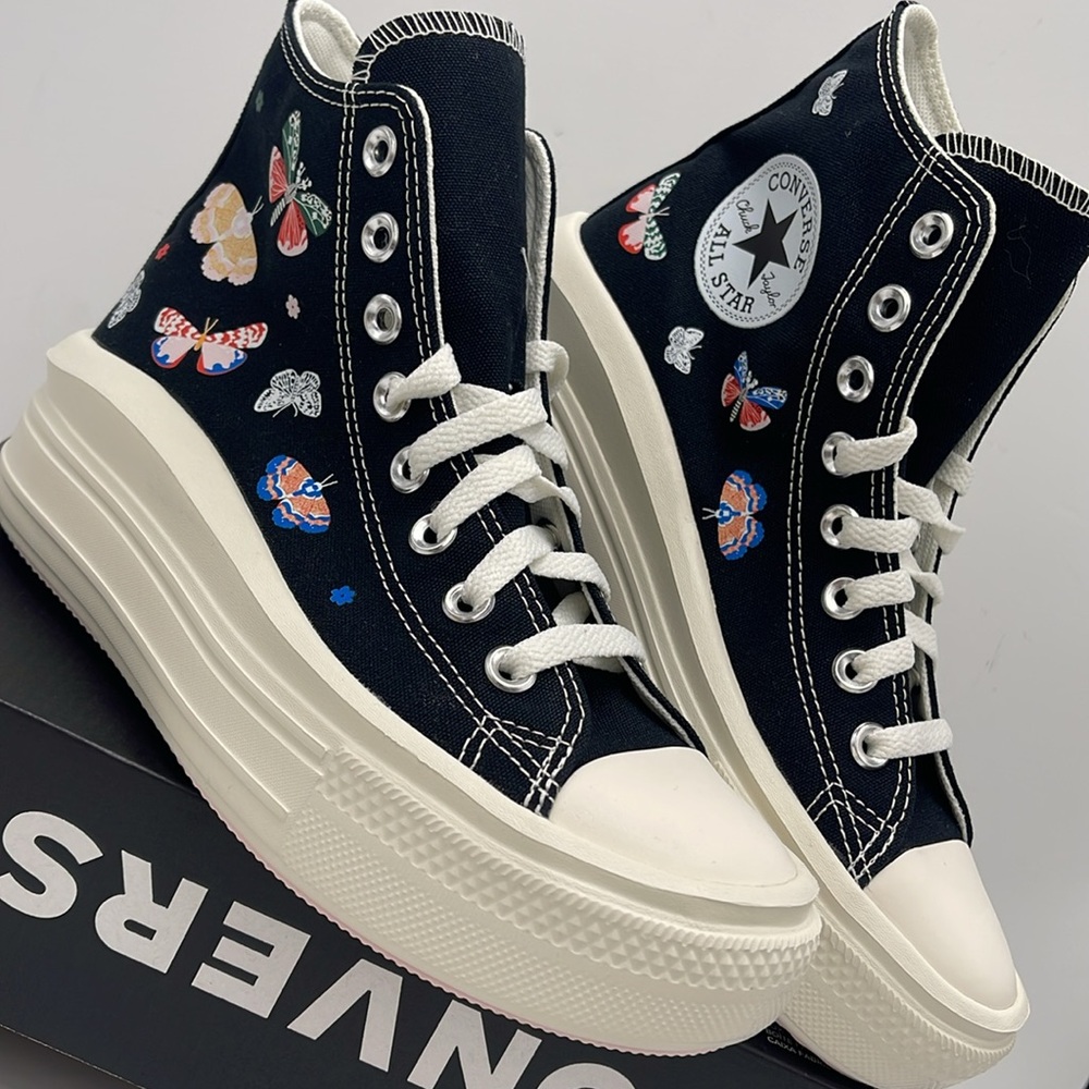 Converse WMNS Black High-Top Sneakers A05994C
CTAS MOVE HI
BLACK/EGRET/DECADE PK - Picture 6 of 16
